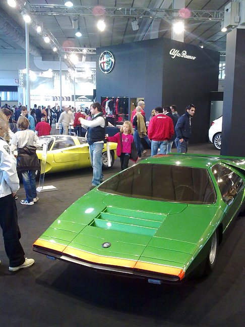 Alfa Romeo - Super sportiva storica Alfa Romeo 33 Carabo by Bertone a Padova Fiera «Auto e Moto d´Epoca» width=