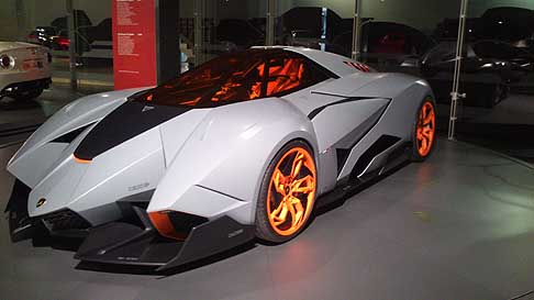 Auto Storica - Supercar Lamborghini Egoista auto storica esposta al Museo dell´automobile di Torino width=