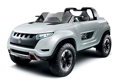Suzuki - Basato sul fuoristrada Jimny, X-LANDER adotta un motore da 1300 cc, un sistema ibrido altamente efficiente e un innovativo cambio manuale a gestione elettronica. width=