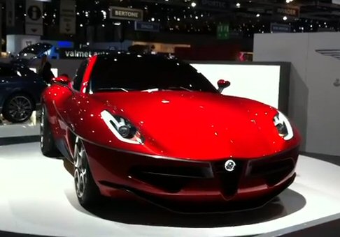 Touring Superleggera - L’ossatura della Disco Volante 2012 è rappresentata dall'autotelaio dell'Alfa Romeo 8C Competizione, scelto per la sua struttura rigida e leggera. width=