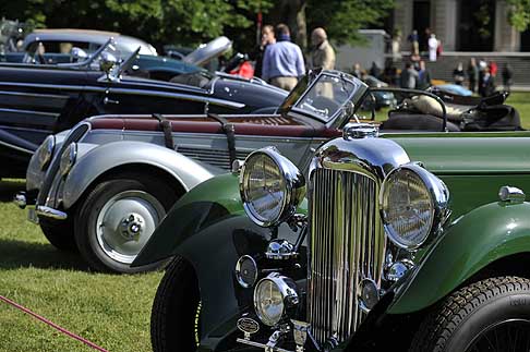 BMW - Villa d´Este 2013 dettaglio auto storica Lagonda a Cernobbio sul Lago di Como width=