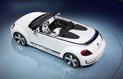 Volkswagen - Volkswagen E-Bugster concept car top il Maggiolino elettrico width=