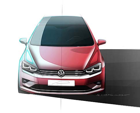 Volkswagen - Prossima alla commercializzazione, la vettura sarà disponibile nelle versioni Trendline, Comfortline e Highline ed offrirà tra le sue dotazioni il differenziale elettronico XDS+ derivato dalla Golf GTI. width=