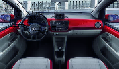 Volkswagen - Volkswagen Up! cruscotto centrale width=