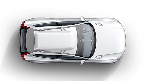 Volvo - In attesa del prossimo Salone di Detroit, dove Volvo Concept XC Coupé farà il suo debutto in veste di premiere, il costruttore ci consente uno sguardo approssimativo attraverso immagini e un video ufficiale. width=