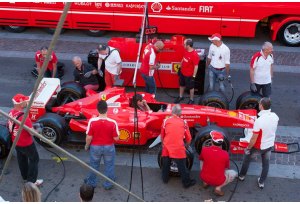 La Ferrari di Formula Uno alla Fiera di Bisano La Ferrari di Formula Uno alla Fiera di Bisano