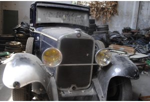 Fiat 514 L Vintage Cars scovata in un capannone Fiat 514 L Vintage Cars scovata in un capannone