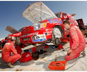 Dakar 7^ tappa vince Lopez per la bike, tripletta Volkswagen per le auto Dakar 7^ tappa vince Lopez per la bike, tripletta Volkswagen per le auto