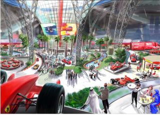 Il rombo di motori al “Ferrari World Abu Dhabi”