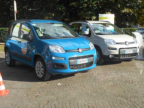 Fiat - Panda TwinAir Turbo Natural Power è la prima vettura al mondo ad essere equipaggiata con un piccolo motore bicilindrico turbocompresso da 80 CV al H2Roma 2012 width=