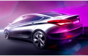 Hyundai i40 berlina: un teaser ne svela il design