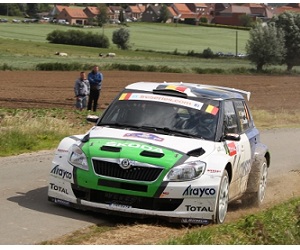 IRC 2012, Geko Ypres Rally: vince Juho Hänninen IRC 2012, Geko Ypres Rally: vince Juho Hänninen