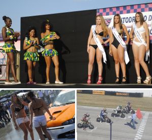 Spettacolo caliente al Donne e Motori Show 2011 Spettacolo caliente al Donne e Motori Show 2011