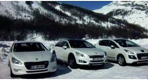 Peugeot Hybrid4, test positivi in Val d’Isere