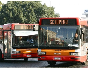 Sciopero mezzi pubblici: lunedì 3 ottobre 24 ore di stop