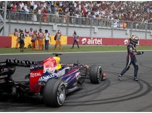 Quarto titolo di Sebastian Vettel, la gara Quarto titolo di Sebastian Vettel, la gara
