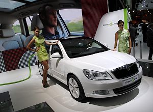 Skoda Octavia Green E Line, l´elettrica a Parigi Skoda Octavia Green E Line, l´elettrica a Parigi