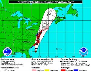 Stati Uniti, arriva l’uragano Irene