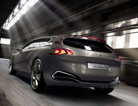 Peugeot - Peugeot HX1 Concept vista posteriore width=