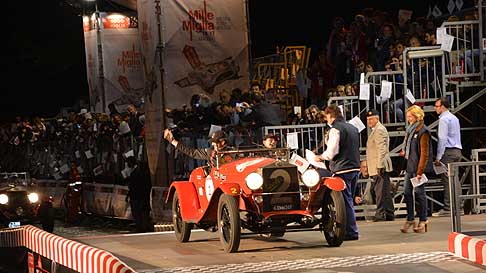 Mille Miglia continua la corsa - OM 665 Sport Superba 2000 con i pluri campioni MOZZI Giordano e BIACCA Stefania per le Mille Miglia 2015 width=