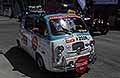 Freccia Rossa a Reggio Emilia con la Fiat 600 mister Croccantino Salò e vintage cars alle Mille Miglia 2026. Scopri la Fiat 600 storica. Guarda le Foto!