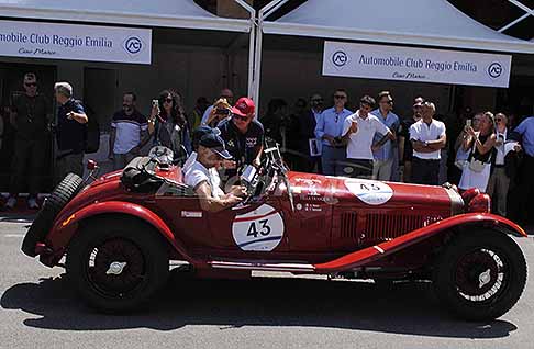 Vincitori Mille Miglia 2026 - Mille Miglia 2026: Alfa Romeo 6C 1750 SS Spider Zagato del 1929. Si aggiudica il secondo posto l´Alfa Romeo 6C 1750 SS Spider Zagato n. 43. Guarda le Foto esclusive di Automania!