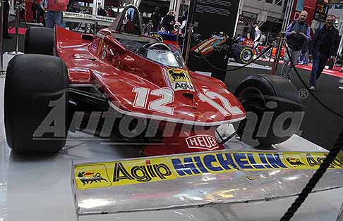 Museo MAuto Torino - Ferrari 312 T4 del 1979 del pilota Gilles Villeveuve esposta ad Auto e Moto d´Epoca 2025 presso Bologna Fiere. Scopri la monoposto Ferrari 312 T4. Guarda le Foto esclusive di Automania!