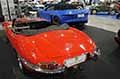 Jaguar E-Type 4.2 posteriore vintage cars ad Automotretrò 2025 presso Fiere di Parma. Scopri la Jaguar E-Type del 1964. Ecco le Foto esclusive di Automania!