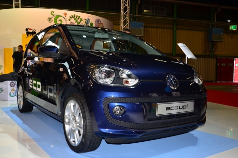 Volkswagen - Auto a metanao Volkswagen Eco Up! anteprima Italiana allo stand Eni al Salone di Bologna 2012 width=