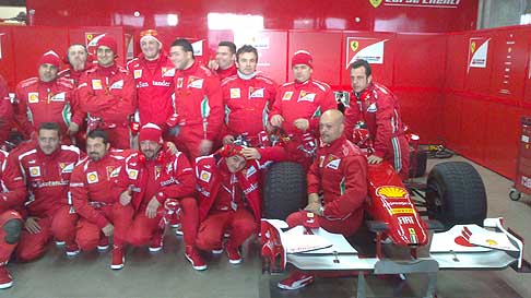 Ferrari - Team Ferrari F1 al Bologna Motor Show 2012 width=