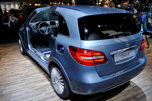 Mercedes - Mercedes-Benz anteprima italiana Classe B Natural Gas Drive posteriore Motor Show Bologna 2012 width=