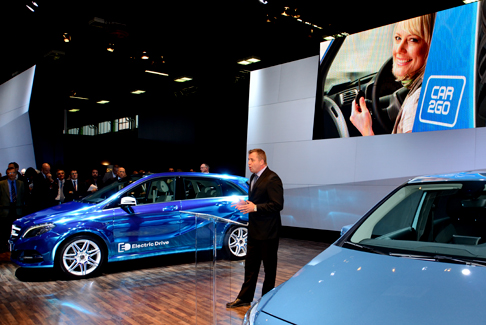 Mercedes - Anteprime nazionali Mercedes-Benz B 200 Gas Natural Drive e Mercedes B Concept Electric Drive nel press day width=