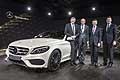 Conferenza stampa Mercedes Classe C al Salone di Detroit 2014 con Andreas Renschler, Dr. Dieter Zetsche, Professor Dr. Thomas Weber e Ola Källenius