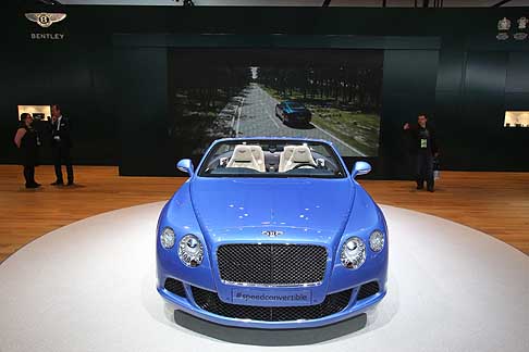 Bentley - Bentley Continental GT Speed Convertible ufficial debut at the Detroit Auto Show 2013 width=