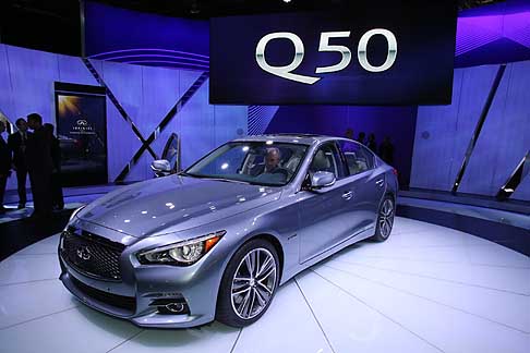 Infiniti - Pensata per una clientela giovane e di fascia premium, alla ricerca di perfomance elevate e dotazioni d’eccellenza, la Infiniti si ispira direttamente alla concept Essence. width=