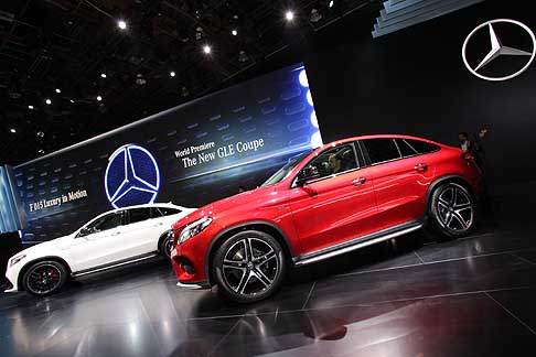 Mercedes - Mercedes GLE Coupe, presentato al Salone di Detroit in anteprima mondiale width=