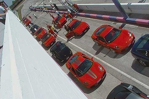 Raduno Ferrari - 35 bolidi Ferrari in pista all´Autodromo del Levante di Binetto width=