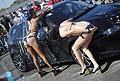 Sexy car wash lavaggio sexy a Donne e Motori Show 2012. Donne e Motori hot sexy girls al sexy car wash