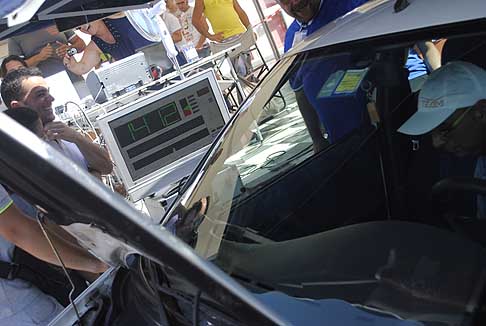 Gara ESPL - Audio cars monitor punteggi per la gara ESPL al Donne & Motori Show 2012  width=