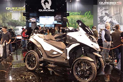 Quadro - Scooter Quadro S è dotato dell’HTS (Hydraulic Tilting System) width=