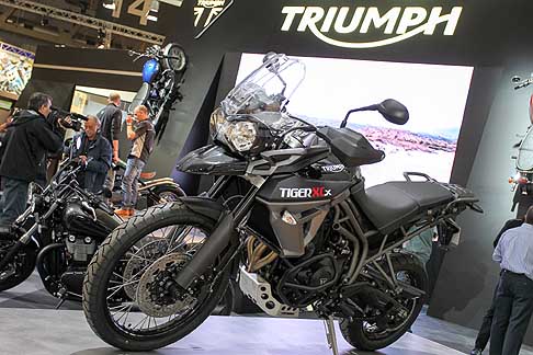 Eicma 2014 - La Triumph Tiger 800 XCx perfetta per il fuoristrada width=