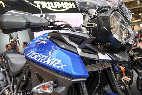Eicma 2014 - Triumph Tiger 800 XRx stradale all´Eicma 2014 di Milano width=
