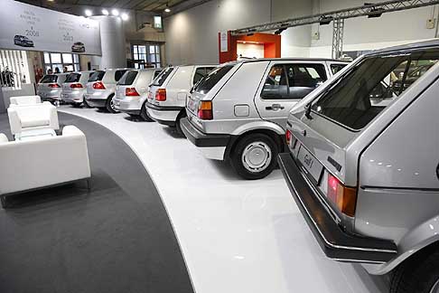 Fiera di Padova - La Volkswagen festeggia i 40 anni della Golf al Salone Auto e Moto d´Epoca di Padova width=