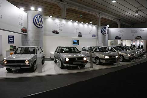 Fiera di Padova - Volkswagen Golf il modello della casa tedesca fece infatti la sua prima apparizione nel 1974 width=