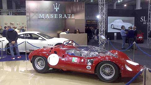 Maserati - Maserati da competizione storica affiancate anche dalle Berline di Lusso Maserati alla Fiera di Padova 2012 width=