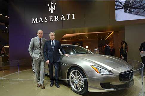 Maserati - Maserati Quattroporte by Ermenegildo Zegna Limited Edition prototipo con Gildo Zegna e Harald J Westera width=