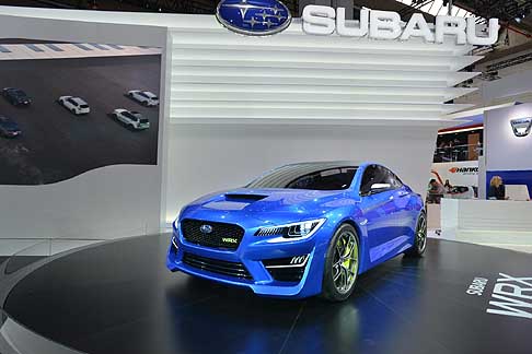 Subaru - Subaru WRX Concept con motore quattro cilindri boxer width=