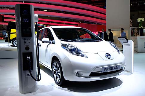 Nissan - La Nissan Leaf è il modello di punta della gamma ecologica. width=