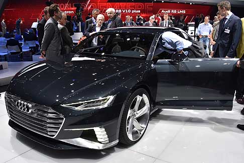 Hybrid Cars - Audi Prologue Avant super green equipaggiata con una propulsione ibrida con 455 CV width=