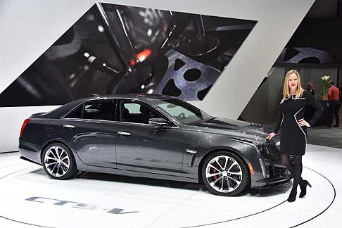 Cadillac - Cadillac CTS-V di terza generazione, il modello più potente mai realizzato prima nei 112 anni di storia del marchio width=